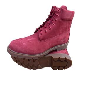 Timberland Classic Men's 6" WP Boot - Dark Red Nubuck - Size: 11.5